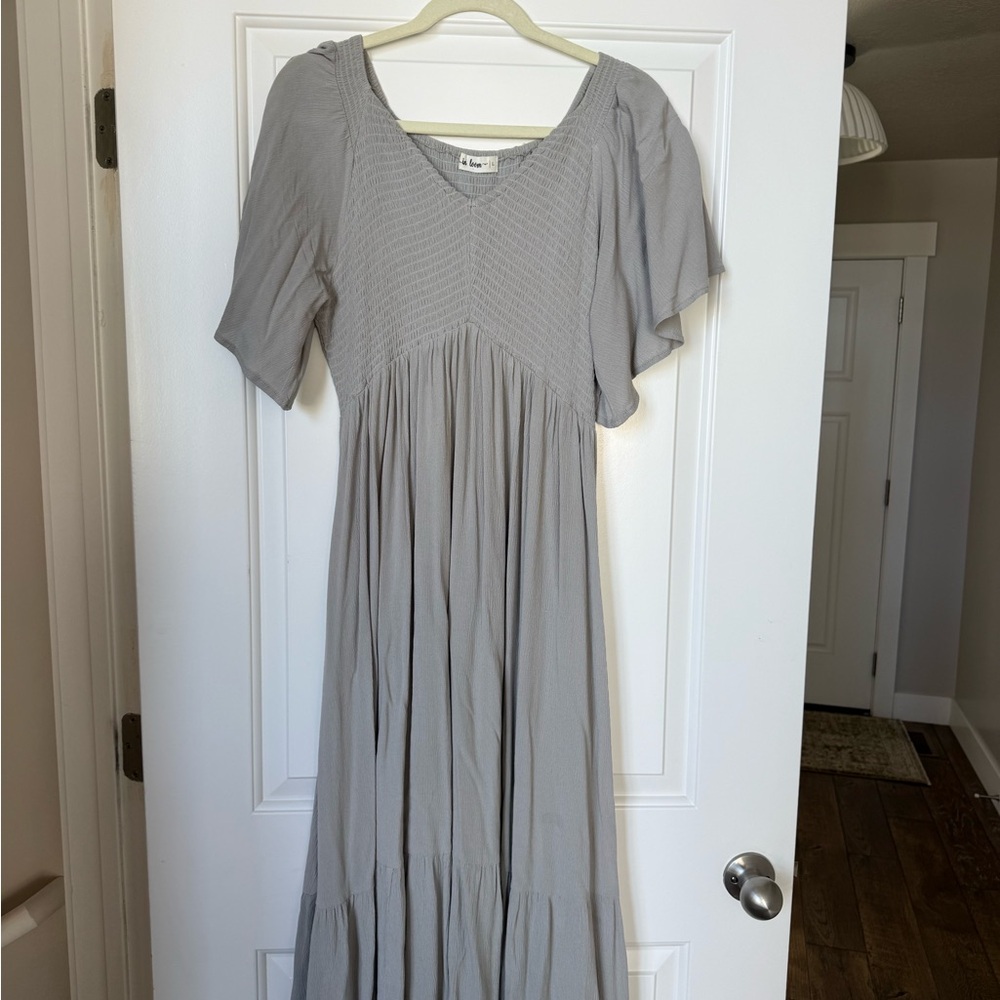 In Bloom Flutter Sleeve Dress